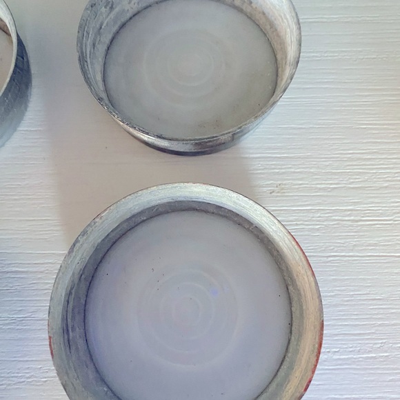 Lot of (8) Vintage Regular Size Ball Zinc Ball Jar Lids with Porcelain Inserts - Picture 8 of 9